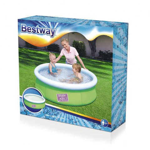 Bestway Bestway 57241 BASENIK ROZPOROWY Z DMUCHANYM PIERŚCIENIEM 152cm x 38cm ZIELONY Bestway Bestway 57241 BASENIK ROZPOROWY Z DMUCHANYM PIERŚCIENIEM 152cm x 38cm ZIELONY