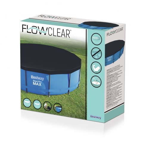 Bestway Bestway 58038 POKRYWA FLOWCLEAR DO BASENU STELAŻOWEGO OKRĄGŁEGO 4.57m Bestway Bestway 58038 POKRYWA FLOWCLEAR DO BASENU STELAŻOWEGO OKRĄGŁEGO 4.57m
