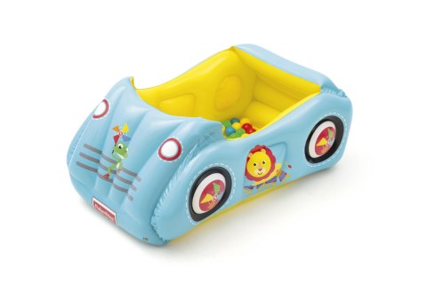 Bestway Bestway 93535 FISHER PRICE DMUCHANY SAMOCHÓD WYŚCIGOWY Z PIŁKAMI 119cm x 79cm x 51cm