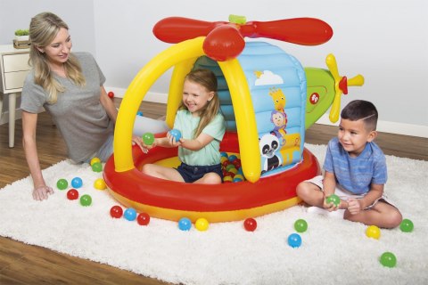 Bestway Bestway 93538 FISHER PRICE DUŻY DMUCHANY HELIKOPTER Z PIŁKAMI 155cm x 102cm x 91cm Bestway Bestway 93538 FISHER PRICE DUŻY DMUCHANY HELIKOPTER Z PIŁKAMI 155cm x 102cm x 91cm