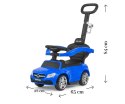Milly Mally Pojazd z rączką MERCEDES-AMG C63 Coupe Blue Milly Mally Pojazd z rączką MERCEDES-AMG C63 Coupe Blue