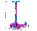Milly Mally Hulajnoga Scooter Jeździk Magic Pink-Blue Różowo Niebieska aluminium świecące koła hamulec regulowana wys. składana Milly Mally Hulajnoga Scooter Jeździk Magic Pink-Blue Różowo Niebieska aluminium świecące koła hamulec regulowana wys. składana