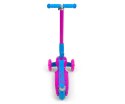 Milly Mally Hulajnoga Scooter Jeździk Magic Pink-Blue Różowo Niebieska aluminium świecące koła hamulec regulowana wys. składana