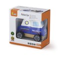 KLOCKI AUTO POLICYJNE Viga Viga 50201 DREWNO BUKOWE NIEBIESKO - BIAŁE 18m+ KLOCKI AUTO POLICYJNE Viga Viga 50201 DREWNO BUKOWE NIEBIESKO - BIAŁE 18m+