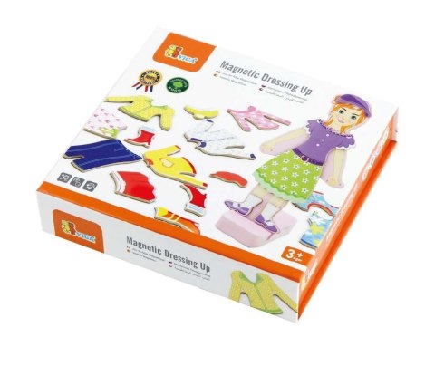Viga Viga 59652 Magnetyczna ubieranka - dziewczynka