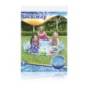 Bestway Bestway 51004 BASENIK DMUCHANY PRZEZROCZYSTY NURKOWANIE 152cm x 30cm trzy pierścienie nadruk zwierzątka morskie 282 l