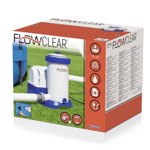 Bestway Bestway 58391 POMPA FILTRUJĄCA DO BASENÓW FLOWCLEAR 9463L Bestway Bestway 58391 POMPA FILTRUJĄCA DO BASENÓW FLOWCLEAR 9463L