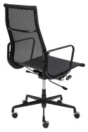 King Home Fotel biurowy obrotowy AERON PREMIUM czarny aluminium - siatka kółka chromowane regulacja wysokości funkcja bujania King Home Fotel biurowy obrotowy AERON PREMIUM czarny aluminium - siatka kółka chromowane regulacja wysokości funkcja bujania