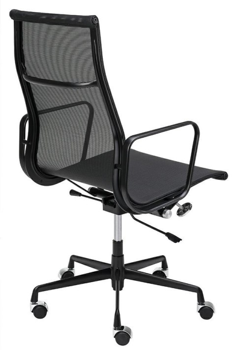 King Home Fotel biurowy obrotowy AERON PREMIUM czarny aluminium - siatka kółka chromowane regulacja wysokości funkcja bujania King Home Fotel biurowy obrotowy AERON PREMIUM czarny aluminium - siatka kółka chromowane regulacja wysokości funkcja bujania
