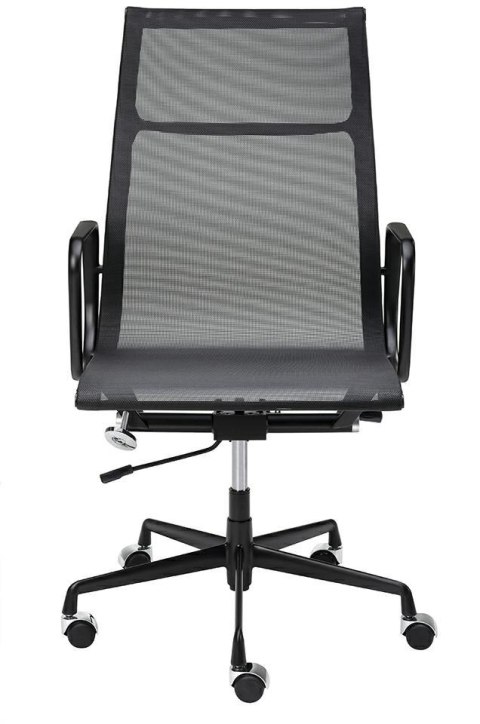 King Home Fotel biurowy obrotowy AERON PREMIUM czarny aluminium - siatka kółka chromowane regulacja wysokości funkcja bujania King Home Fotel biurowy obrotowy AERON PREMIUM czarny aluminium - siatka kółka chromowane regulacja wysokości funkcja bujania