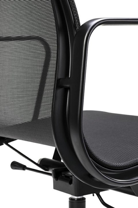 King Home Fotel biurowy obrotowy AERON PREMIUM czarny aluminium - siatka kółka chromowane regulacja wysokości funkcja bujania King Home Fotel biurowy obrotowy AERON PREMIUM czarny aluminium - siatka kółka chromowane regulacja wysokości funkcja bujania