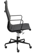 King Home Fotel biurowy AERON PRESTIGE PLUS czarny - skóra naturalna, aluminium Obrotowy King Home Fotel biurowy AERON PRESTIGE PLUS czarny - skóra naturalna, aluminium Obrotowy