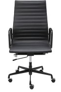 King Home Fotel biurowy AERON PRESTIGE PLUS czarny - skóra naturalna, aluminium Obrotowy King Home Fotel biurowy AERON PRESTIGE PLUS czarny - skóra naturalna, aluminium Obrotowy