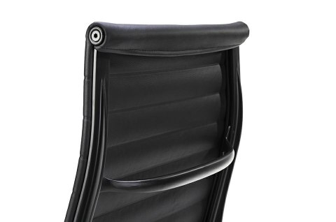 King Home Fotel biurowy AERON PRESTIGE PLUS czarny - skóra naturalna, aluminium Obrotowy King Home Fotel biurowy AERON PRESTIGE PLUS czarny - skóra naturalna, aluminium Obrotowy