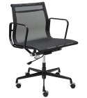 Fotel biurowy BODY PRESTIGE czarny - tkanina, aluminium Obrotowy Fotel biurowy BODY PRESTIGE czarny - tkanina, aluminium Obrotowy