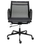 Fotel biurowy BODY PRESTIGE czarny - tkanina, aluminium Obrotowy Fotel biurowy BODY PRESTIGE czarny - tkanina, aluminium Obrotowy