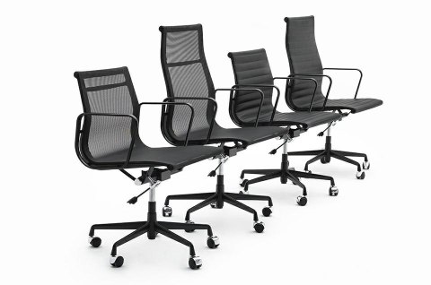 Fotel biurowy BODY PRESTIGE czarny - tkanina, aluminium Obrotowy Fotel biurowy BODY PRESTIGE czarny - tkanina, aluminium Obrotowy