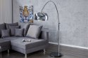 INVICTA Lampa podłogowa SLACK chromowana - 170-205 cm INVICTA Lampa podłogowa SLACK chromowana - 170-205 cm