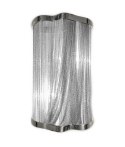KINKIET LAMPA ŚCIENNA ATLANTA WALL 2 - SREBRNY aluminium stal 2 x E14 KING HOME KINKIET LAMPA ŚCIENNA ATLANTA WALL 2 - SREBRNY aluminium stal 2 x E14 KING HOME