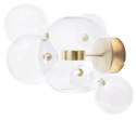 KINKIET LAMPA ŚCIENNA CAPRI WALL 6 złoty - LED aluminium SZKŁO PRZEZROCZYSTY King Home KINKIET LAMPA ŚCIENNA CAPRI WALL 6 złoty - LED aluminium SZKŁO PRZEZROCZYSTY King Home