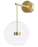 King Home Kinkiet CAPRI WALL złoty - LED, aluminium, szkło King Home Kinkiet CAPRI WALL złoty - LED, aluminium, szkło