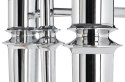 King Home Kinkiet DEVIL WALL 2 - stal węglowa chrom, tkanina PVC biały E27 King Home Kinkiet DEVIL WALL 2 - stal węglowa chrom, tkanina PVC biały E27