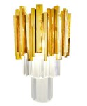 LAMPA ŚCIENNA KINKIET IMPERIAL WALL GOLD - stal kryształ 3xE14 KING HOME LAMPA ŚCIENNA KINKIET IMPERIAL WALL GOLD - stal kryształ 3xE14 KING HOME