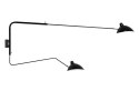 King Home Kinkiet Lampa ścienna RAVEN 2 WALL - metal czarny ruchome dolne ramię lampy 2 x E27 King Home Kinkiet Lampa ścienna RAVEN 2 WALL - metal czarny ruchome dolne ramię lampy 2 x E27