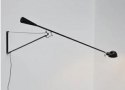 King Home Kinkiet Lampa ścienna RIFLE czarny - włókno węglowe ramię z regulacją wysokości i możliwością obracania E27 King Home Kinkiet Lampa ścienna RIFLE czarny - włókno węglowe ramię z regulacją wysokości i możliwością obracania E27