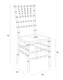 Intesi Krzesło transparentne Chiavari Intesi Krzesło transparentne Chiavari