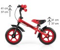 Milly Mally Rowerek biegowy Dragon z hamulcem red Czerwony dzwonek regulacja wysokości siodełka i kierownicy ogranicznik skrętu Milly Mally Rowerek biegowy Dragon z hamulcem red Czerwony dzwonek regulacja wysokości siodełka i kierownicy ogranicznik skrętu