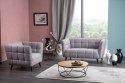 SIGNAL SOFA CASTELLO 2 VELVET SZARY BLUVEL 14 / WENGE DREWNO SIGNAL SOFA CASTELLO 2 VELVET SZARY BLUVEL 14 / WENGE DREWNO