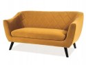 SIGNAL SOFA MOLLY 2 VELVET CURRY BLUVEL 68 / WENGE (T)