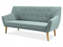 SIGNAL SOFA NORDIC 3 KOLOR MIĘTA TAPICERKA CABLO 10 / BUK SIGNAL SOFA NORDIC 3 KOLOR MIĘTA TAPICERKA CABLO 10 / BUK