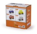 KLOCKI AUTO POLICYJNE Viga Viga 50201 DREWNO BUKOWE NIEBIESKO - BIAŁE 18m+ KLOCKI AUTO POLICYJNE Viga Viga 50201 DREWNO BUKOWE NIEBIESKO - BIAŁE 18m+
