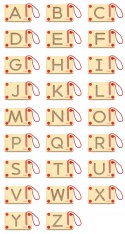 Viga Viga 50337 Magnetyczny labirynt alfabet