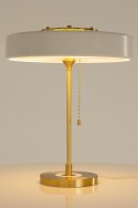 LAMPA BIURKOWA STOŁOWA NOCNA ARTE aluminium szkło - BIAŁO / ZŁOTA 3xE14 WŁĄCZNIK ŁAŃCUSZKOWY KING HOME LAMPA BIURKOWA STOŁOWA NOCNA ARTE aluminium szkło - BIAŁO / ZŁOTA 3xE14 WŁĄCZNIK ŁAŃCUSZKOWY KING HOME