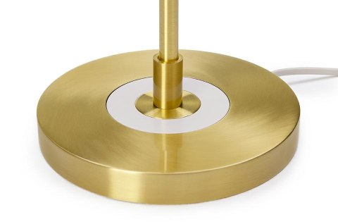 LAMPA BIURKOWA STOŁOWA NOCNA ARTE aluminium szkło - BIAŁO / ZŁOTA 3xE14 WŁĄCZNIK ŁAŃCUSZKOWY KING HOME LAMPA BIURKOWA STOŁOWA NOCNA ARTE aluminium szkło - BIAŁO / ZŁOTA 3xE14 WŁĄCZNIK ŁAŃCUSZKOWY KING HOME
