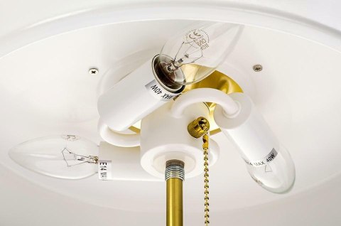 LAMPA BIURKOWA STOŁOWA NOCNA ARTE aluminium szkło - BIAŁO / ZŁOTA 3xE14 WŁĄCZNIK ŁAŃCUSZKOWY KING HOME LAMPA BIURKOWA STOŁOWA NOCNA ARTE aluminium szkło - BIAŁO / ZŁOTA 3xE14 WŁĄCZNIK ŁAŃCUSZKOWY KING HOME