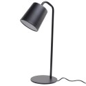 King Home Lampa biurkowa stołowa nocna FLAMING TABLE czarna wykończenie satynowe stal E27 King Home Lampa biurkowa stołowa nocna FLAMING TABLE czarna wykończenie satynowe stal E27