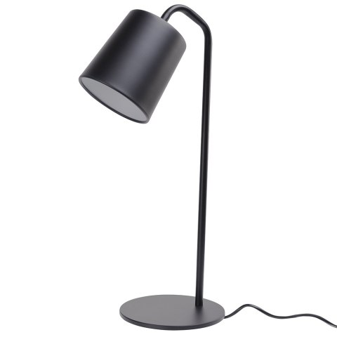 King Home Lampa biurkowa stołowa nocna FLAMING TABLE czarna wykończenie satynowe stal E27 King Home Lampa biurkowa stołowa nocna FLAMING TABLE czarna wykończenie satynowe stal E27