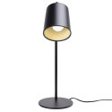 King Home Lampa biurkowa stołowa nocna FLAMING TABLE czarna wykończenie satynowe stal E27 King Home Lampa biurkowa stołowa nocna FLAMING TABLE czarna wykończenie satynowe stal E27