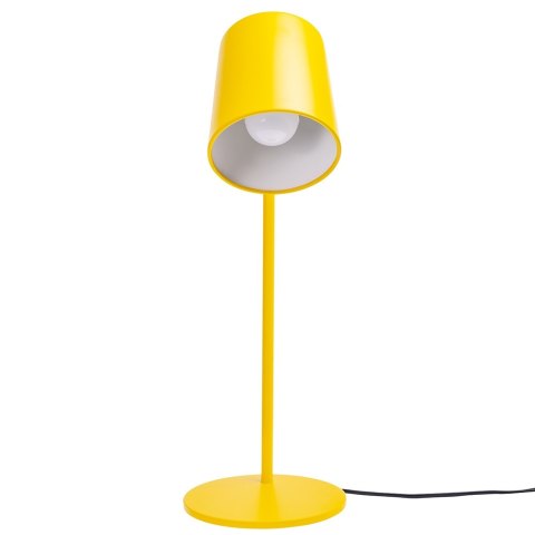 King Home Lampa biurkowa FLAMING TABLE żółta metalowa 1xE27 King Home Lampa biurkowa FLAMING TABLE żółta metalowa 1xE27