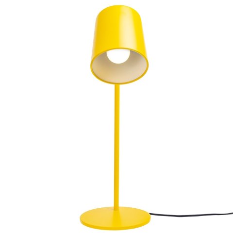King Home Lampa biurkowa FLAMING TABLE żółta metalowa 1xE27 King Home Lampa biurkowa FLAMING TABLE żółta metalowa 1xE27