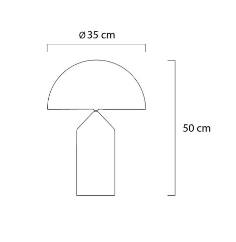 King Home Lampa biurkowa FUNGO czarno-złota - aluminium King Home Lampa biurkowa FUNGO czarno-złota - aluminium