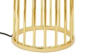 King Home Lampa podłogowa HOLMES STRAIGHT złota stal węglowa błyszcząca z czarnym kloszem z tkaniny usztywnionej laminatem 1xE27 King Home Lampa podłogowa HOLMES STRAIGHT złota stal węglowa błyszcząca z czarnym kloszem z tkaniny usztywnionej laminatem 1xE27