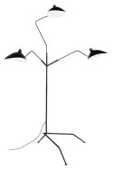 King Home Lampa podłogowa RAVEN FLOOR UP 3 czarna satynowa stal węglowa 3xE14 regulowane klosze King Home Lampa podłogowa RAVEN FLOOR UP 3 czarna satynowa stal węglowa 3xE14 regulowane klosze