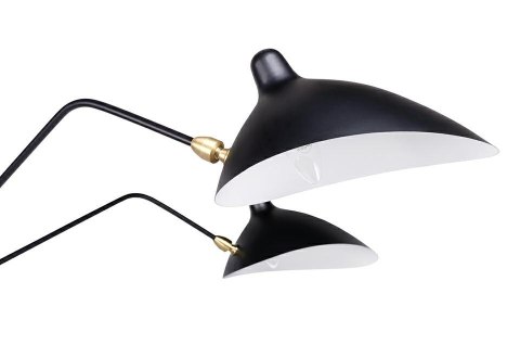 King Home Lampa podłogowa RAVEN FLOOR UP 3 czarna satynowa stal węglowa 3xE14 regulowane klosze King Home Lampa podłogowa RAVEN FLOOR UP 3 czarna satynowa stal węglowa 3xE14 regulowane klosze