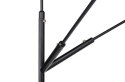 King Home Lampa podłogowa RAVEN FLOOR UP 3 czarna satynowa stal węglowa 3xE14 regulowane klosze King Home Lampa podłogowa RAVEN FLOOR UP 3 czarna satynowa stal węglowa 3xE14 regulowane klosze