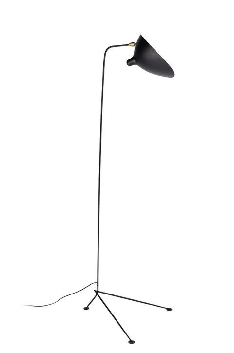 King Home Lampa podłogowa stojąca RAVEN FLOOR UP czarna - metal E27 wnętrze klosza Biały King Home Lampa podłogowa stojąca RAVEN FLOOR UP czarna - metal E27 wnętrze klosza Biały